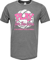 2023 Volleyball Pink Out Triblend Shirt