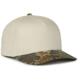 Cardinal Hat with Camo Bill