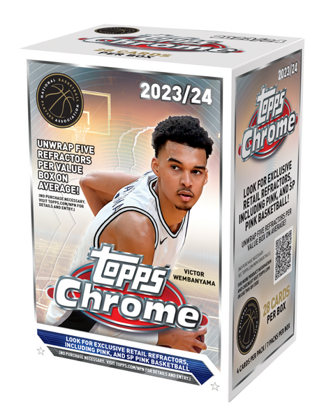 2023-2024 Topps Chrome Basketball Value Box