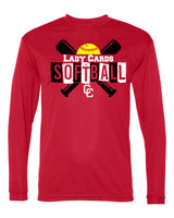 2024 Columbus Softball Red Long Sleeve Drifit Shirt