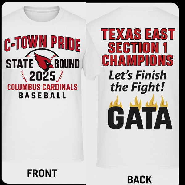 Columbus Major Baseball State Shirt