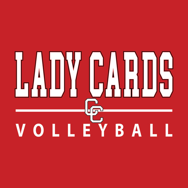 2025 Lady Cards Volleyball Comfort Colors Shirt