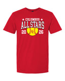 2026 Columbus Little League Softball All Star Triblend Shirt