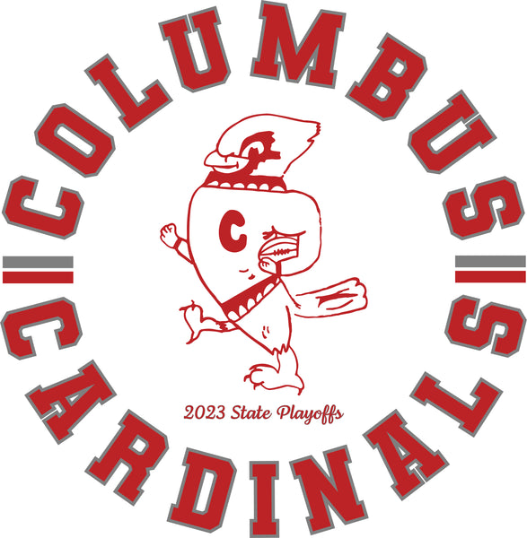 2023 Columbus Football Playoff Long Sleeve Dri Fit Shirt