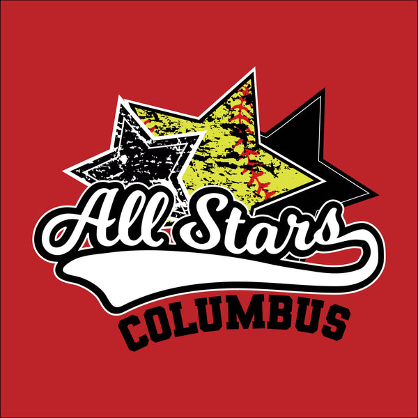 2024 Columbus Little League Softball All Star Tri Blend Shirt