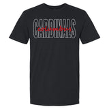 Cardinals Stencil Columbus Cursive Drifit Shirt