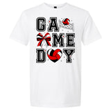 Bow & Heart Volleyball Game Day Comfort Colors Shirt