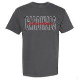 Cardinals Stencil Columbus Cursive Drifit Shirt