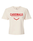2026 Columbus Baseball Womens Boxy Top Tee