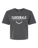 2026 Columbus Baseball Womens Boxy Top Tee
