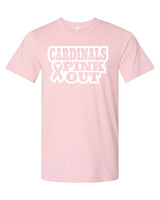 2023 Pink Out Cardinals Triblend Shirt