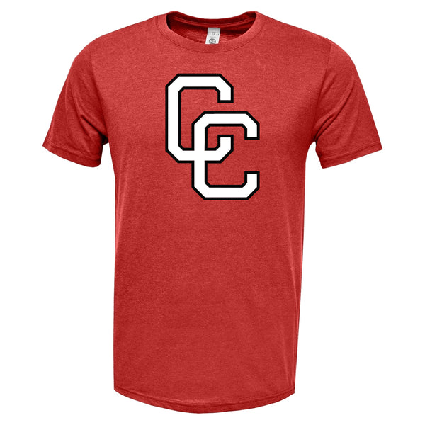 CC Outlined Red Triblend Shirt