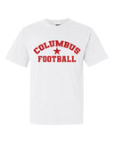 2024 Columbus Football Comfort Colors Short Sleeve Shirt