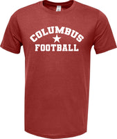 2024 Columbus Football Triblend Short Sleeve Shirt