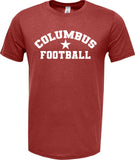 2024 Columbus Football Triblend Short Sleeve Shirt