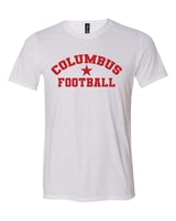 2024 Columbus Football Triblend Short Sleeve Shirt