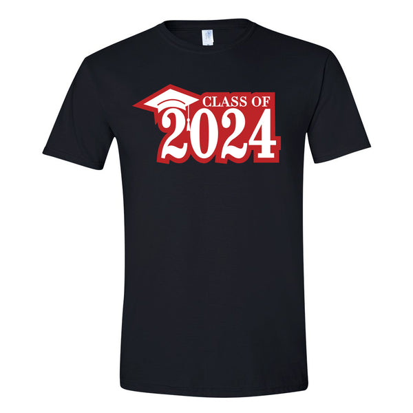 Class of 2024 Black Cotton Shirt