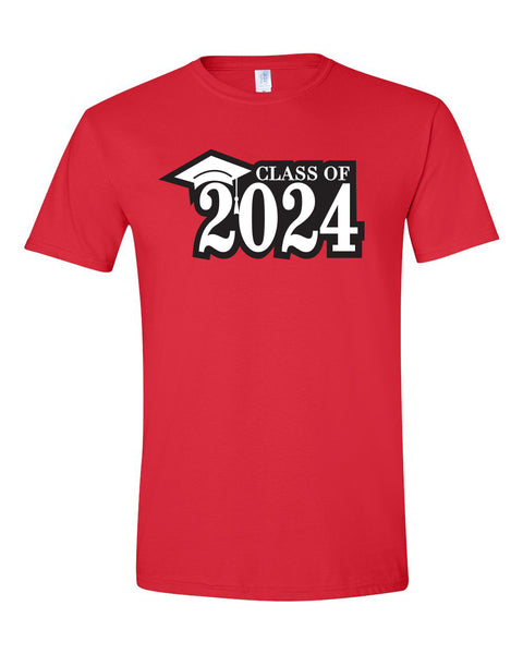 Class of 2024 Red Triblend Shirt