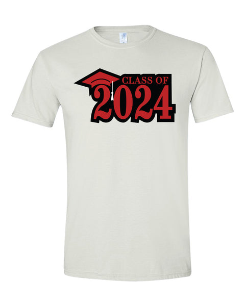 Class of 2024 White Triblend Shirt