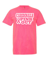 2023 Comfort Colors Cardinals Pink Out Shirt