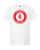 Red Logo Columbus Athletics Triblend Shirt