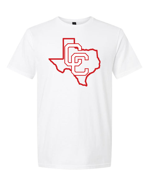 White Texas CC Triblend Shirt