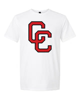 White Outlined CC Triblend Shirt