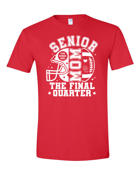 Senior Football Mom Red Shirt