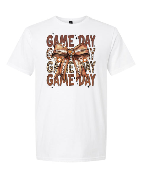Columbus Football Bow Game Day Triblend Shirt