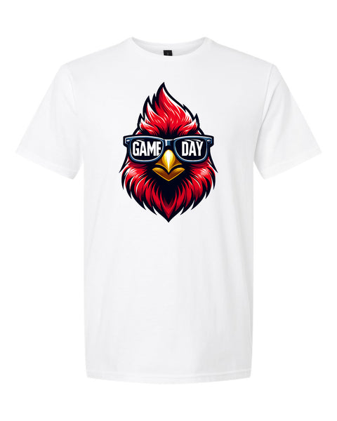 Cardinal w/Sunglasses Game Day Triblend Shirt