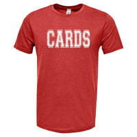 Distressed Cards Red Triblend