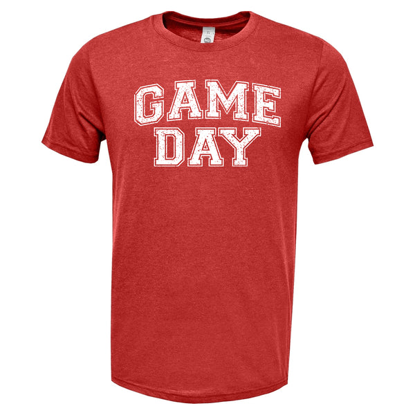 Distressed Game Day Red Triblend