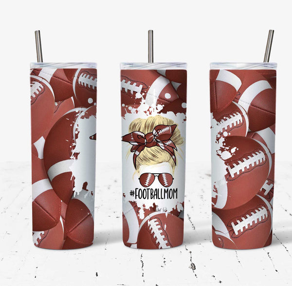 Football Mom 20oz Tumbler