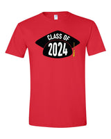 2024 Graduation Cap Red Cotton Shirt