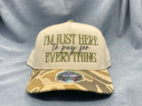 I'm Just here To Pay For Everything Camo Hat