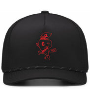 74 Cardinal Weekender Perforated Snapback Black Cap