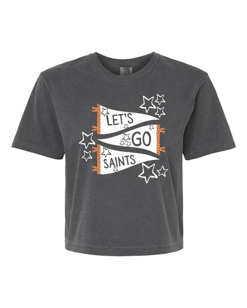 Adult St. Anthony Comfort Colors Pepper Pennants Boxy Shirt