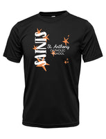 St. Anthony Black Drifit Shirt