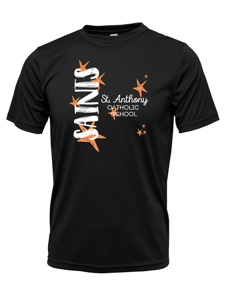 St. Anthony Black Drifit Shirt