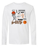 2026 St. Anthony Basketball Drifit White Shirt