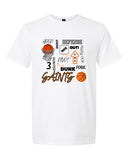 2026 St. Anthony Basketball Drifit White Shirt