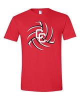 2024 Volleyball Swirl Triblend Shirt