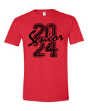 Senior 2024 Red Triblend Shirt