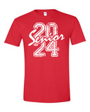 Senior 2024 Red Triblend Shirt
