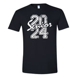 Senior 2024 Blck Cotton Shirt