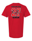 Custom Senior 2027 Red Shirt