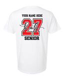 Custom Senior 2027 White Shirt