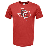 Texas CC Red Triblend Shirt