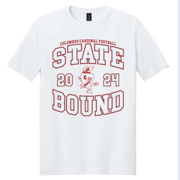 2024 Columbus Cardinal Football State Bound Shirt