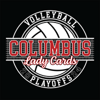 2024 Columbus Volleyball Playoff Long Sleeve Tri Blend Shirt